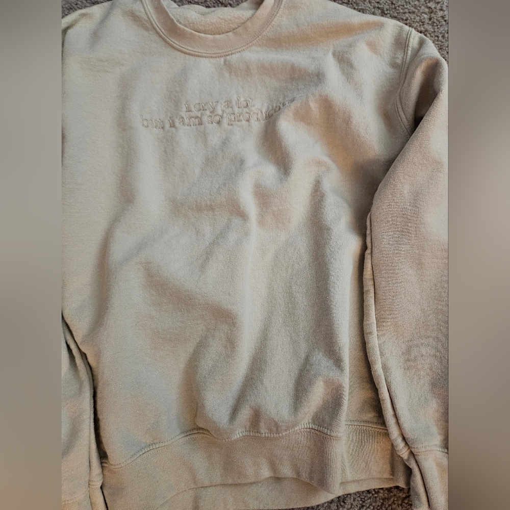 Beige Taylor Swift Sweatshirt